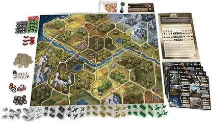 Aces &amp Armor WWII War Miniatures Strategy Board Game Ages 14+ 1-4 Players 1-2 Hours Playing Time