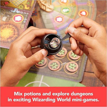 Wizarding World Hogwarts Magical Mayhem 3D Board Game | Harry Potter Game for Families Adults &amp Kids Ages 8 and up