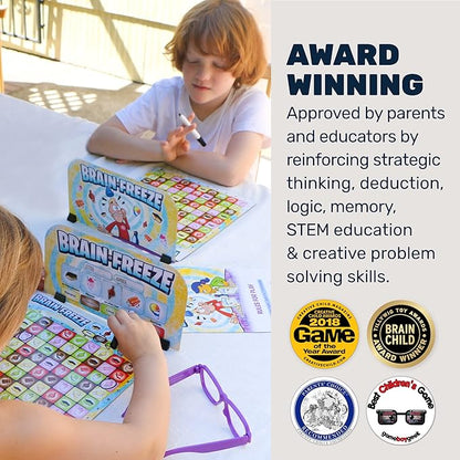 Brain Freeze™ Board Game – Fun Memory Game for Kids &amp Families Educational Toys &amp Learning Game Logic &amp Deduction Challenge Ages 5+