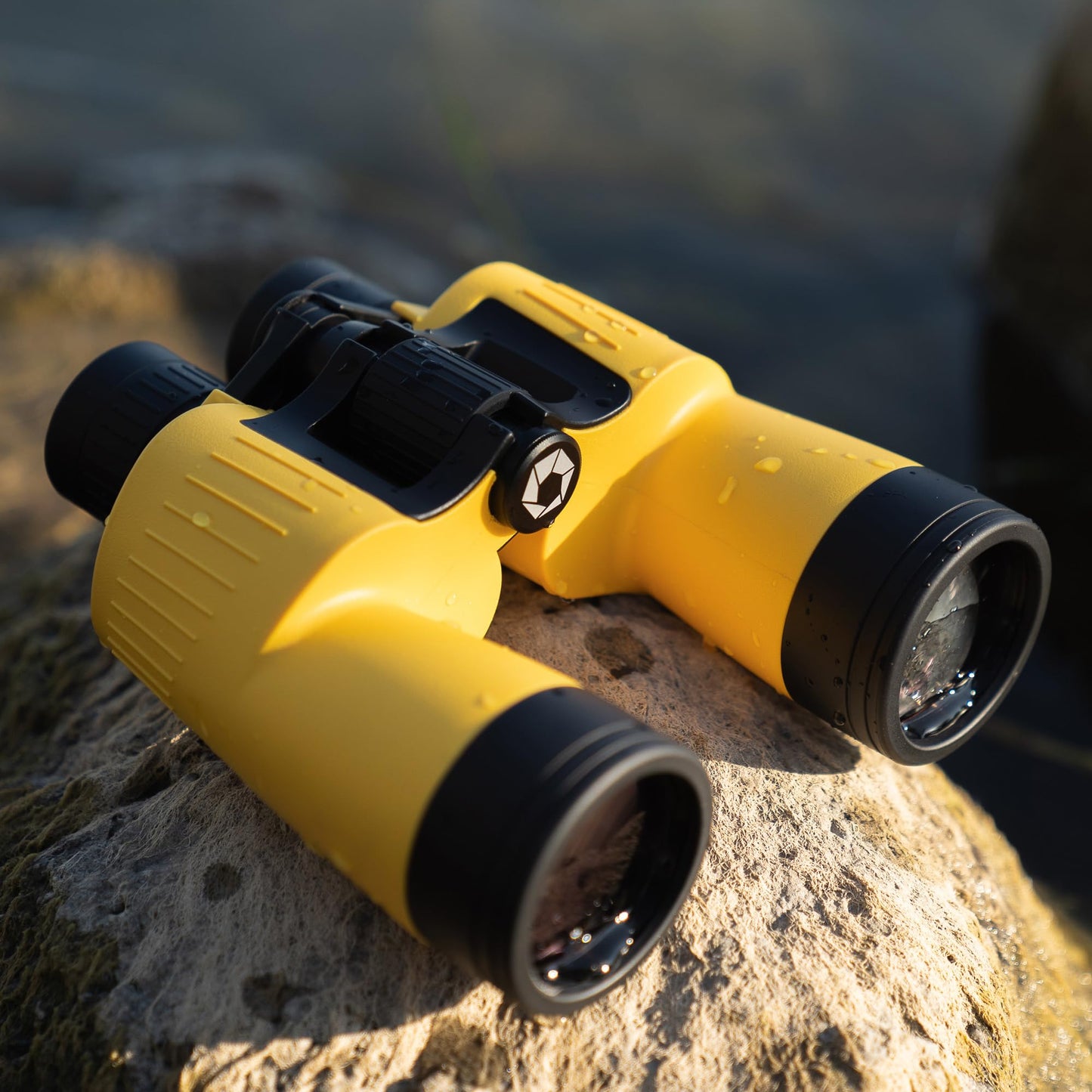 Barska AB12738 Floatmaster 7x50 Waterproof Floating Marine Binoculars for Boating, Hunting, Fishing, Sports, etc, Yellow