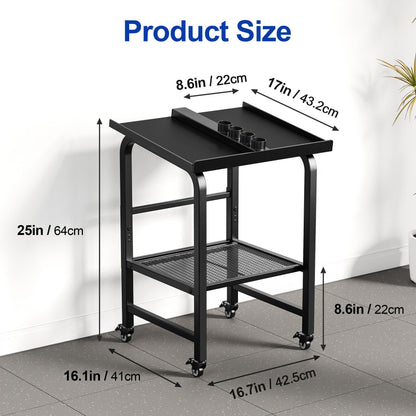 Dumbbell Stand Fits For Adjustable Weights Dumbbell Rack With Wheels 500lbs Loading（Rack Only）