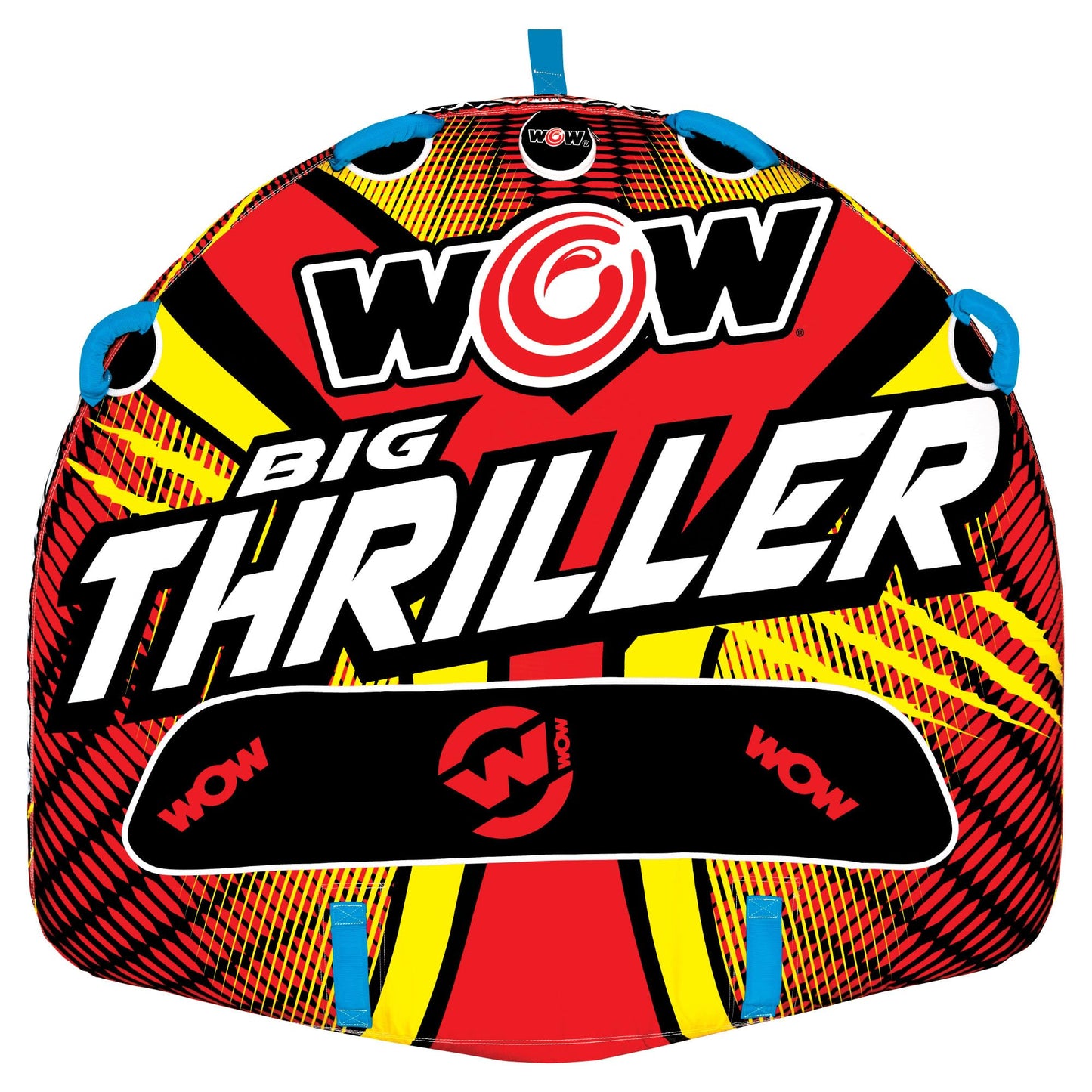 Wow Sports Thriller Towable Deck Tube - 1-2 Person - 340 lb Capacity - for Boating - Youth & Adults