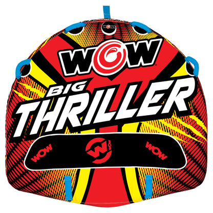 Wow Sports Thriller Towable Deck Tube - 1-2 Person - 340 lb Capacity - for Boating - Youth & Adults