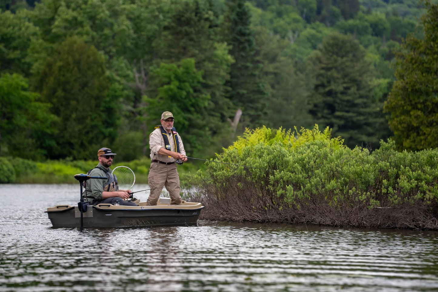 Pelican - Boat Intruder 12 - Jon Fishing Boat - 12 ft. - Great for Hunting/Fishing , Khaki / Beige