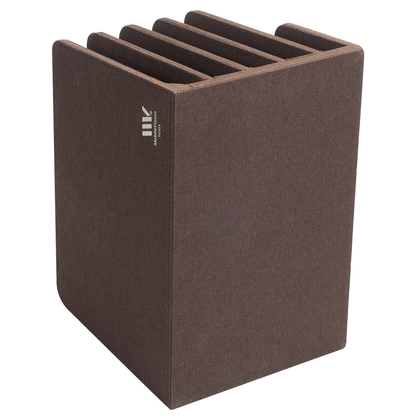MobileVision Bamboo Device Organizer for Smartphones, Tablets and Laptops, 10 Slots