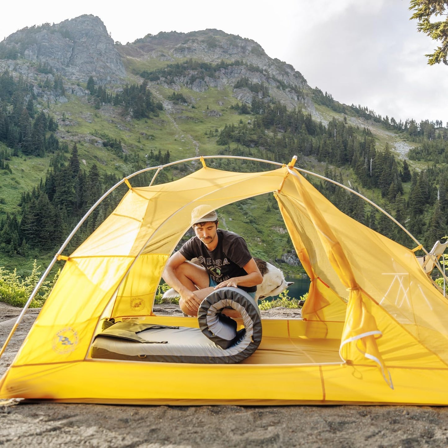 HEST Foamy Wide - Portable Camping Mattress, Enhanced Memory Foam, Wide Single Mattress, 78" L x 30" W