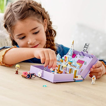 LEGO Disney Anna and Elsa’s Storybook Adventures 43175 Creative Building Kit for Fans of Disney’s Frozen 2 (133 Pieces)