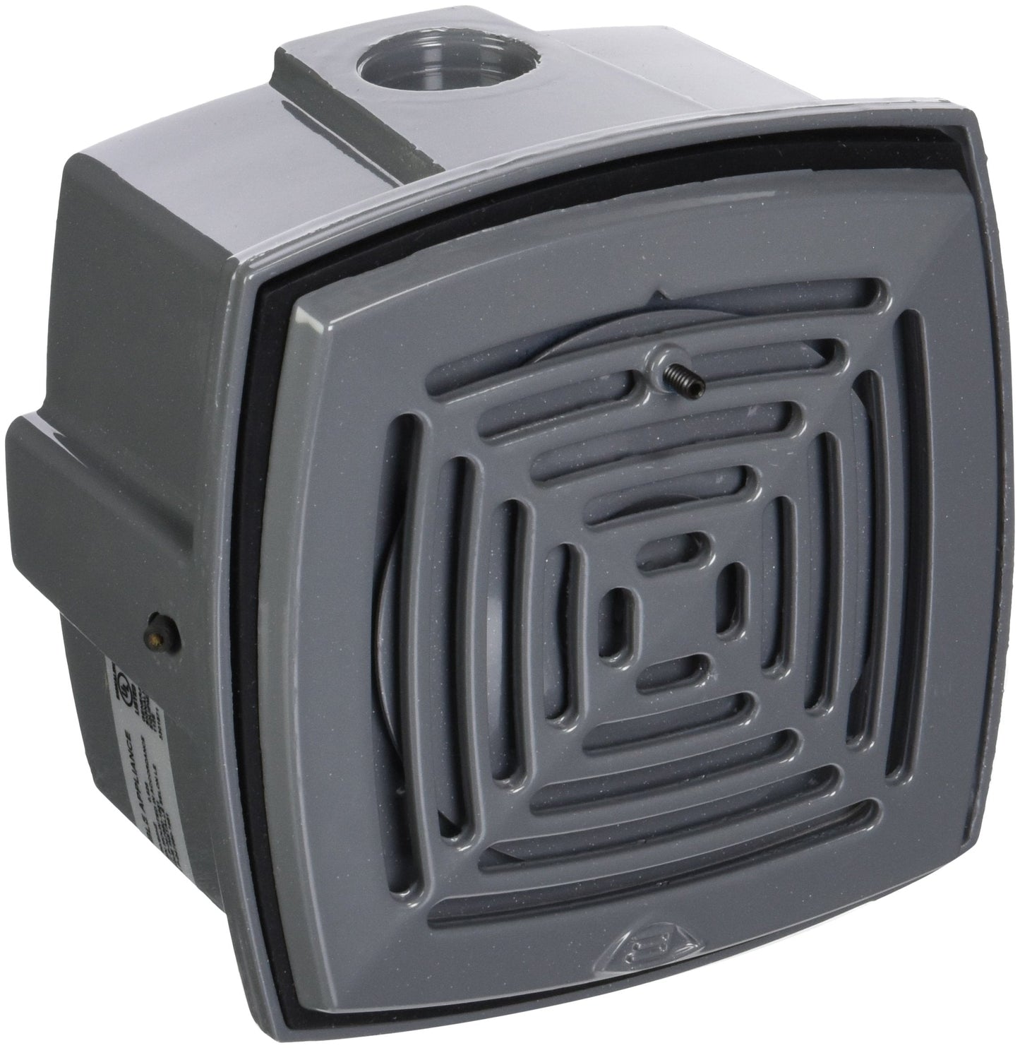 Weatherproof Vibrating Horn, 24VAC, Indoor/Outdoor, Surface Mount, .63 Amps, Continuous Sound - 1 Each