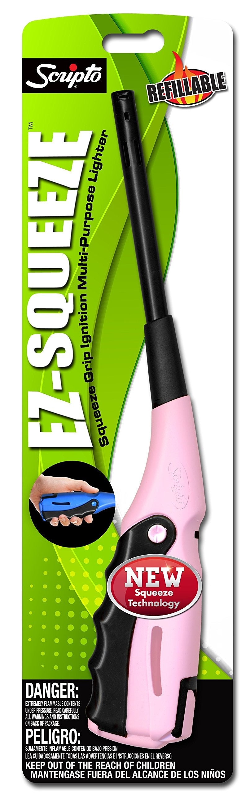 Scripto EZ-Squeeze Utility Lighter, One Size