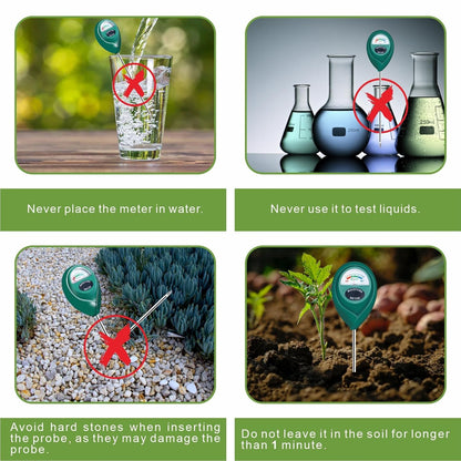 XLUX Soil Moisture Meter - Durable 304 Stainless Steel Probe for Instant Readings | Ideal for Indoor & Outdoor Plants
