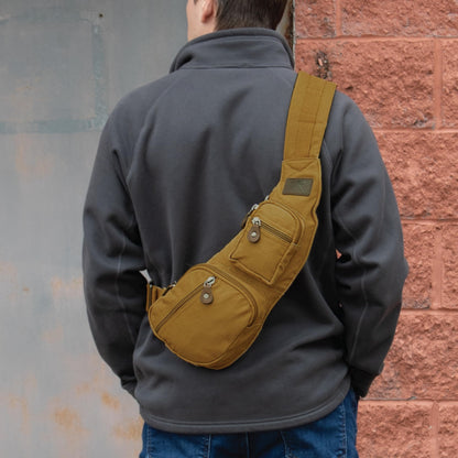 Rothco Vintage Canvas Crossbody Sling Bag – Compact Travel Shoulder Backpack 2L Storage