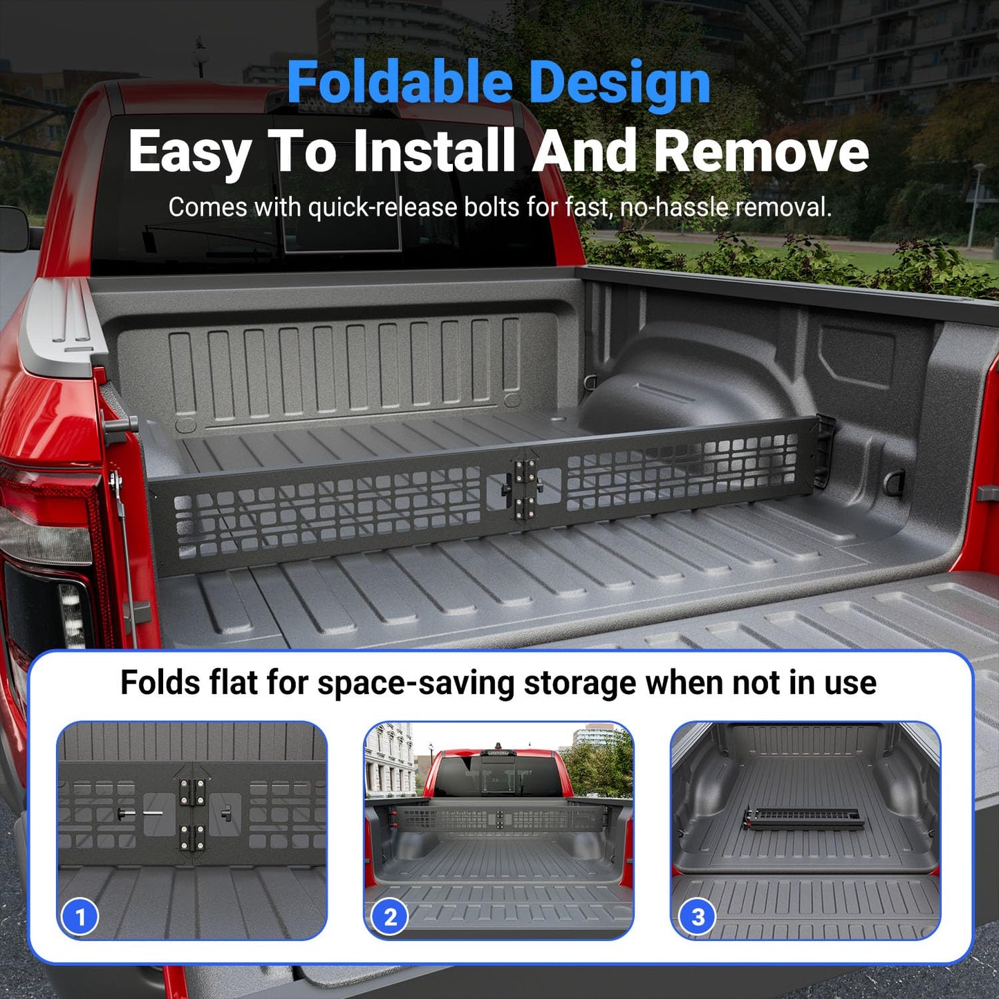 CZmenghe Truck Bed Divider Compatible with 2019-2025 Dodge RAM 1500 Truck Bed Organizer Cargo Manager Replacement for 2019-2025 Dodge RAM Accessories
