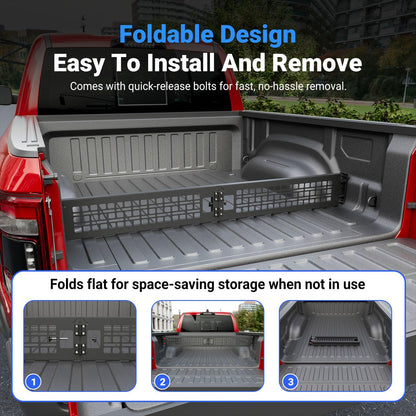 CZmenghe Truck Bed Divider Compatible with 2019-2025 Dodge RAM 1500 Truck Bed Organizer Cargo Manager Replacement for 2019-2025 Dodge RAM Accessories