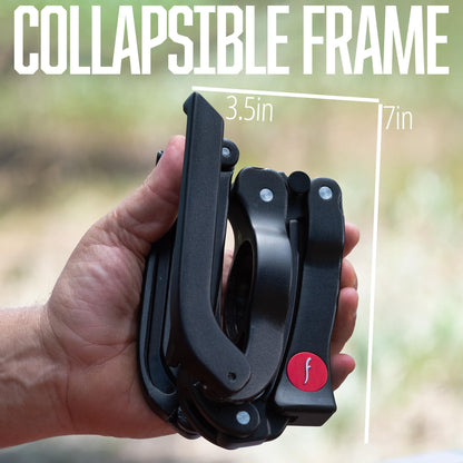Flair 2GO: Portable, Collapsible Lever Espresso Machine for 9BAR Espresso Anywhere (Grounds Model)