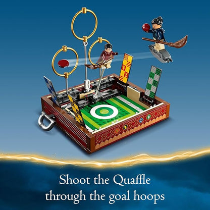 LEGO Harry Potter Quidditch Trunk 76416 Buildable Harry Potter Toy Birthday Gift Idea for Kids Aged 9+ Open the Buildable Box to Reveal a Quidditch Playing Arena Includes 4 Customizable Minifigures