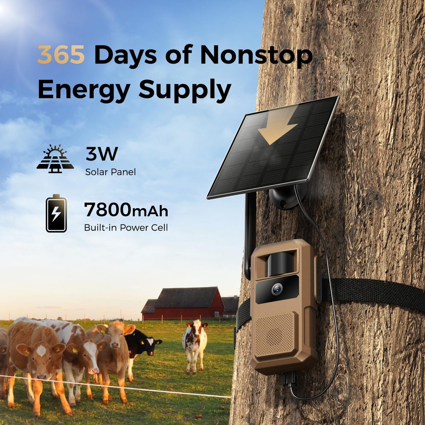 Loatos 48MP Trail Camera, AI Animal Detection Cellular Trail Camera 2K Live 4G LTE Built-in-SIM Real-Time Alert 0.1s Trigger Game Cameras with Night Vision Motion Activated Waterproof IP66 Trail Cam