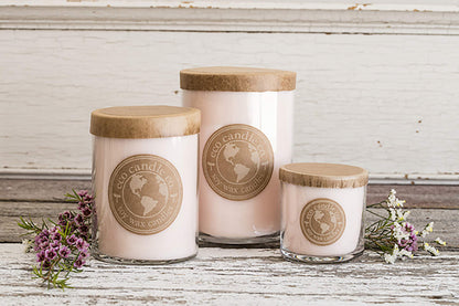 ECO CANDLE CO. Recycled Candle, Sanctuary, 6 oz. - 100% Soy Wax, No Lead, Kraft Paper Label & Lid, Hand Poured, Phthalate Free, Made from Midwest Grown Soybeans, All Natural Wicks