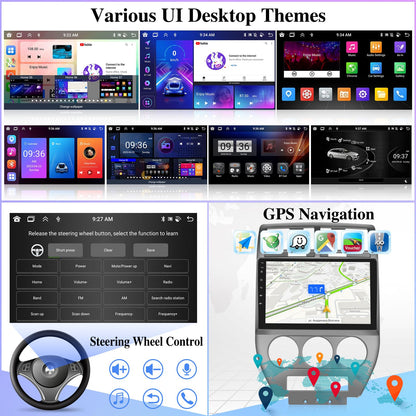 [8 Core 4G+64G] Android Car Radio for Jeep Compass Patriot 2007 2008 2009-10.1 inch Touch Screen Car Play Stereo, DSP 32 EQ Audio/IPS Screen/Carplay/Android Auto/SWC/BT 5.0/WiFi
