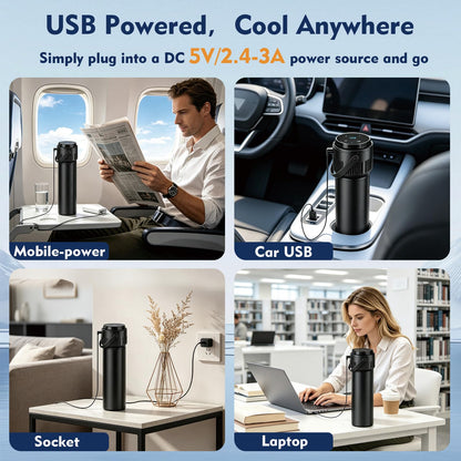 Sendowtek Insulin Cooler Travel Case USB Battery Powered with Biogel
