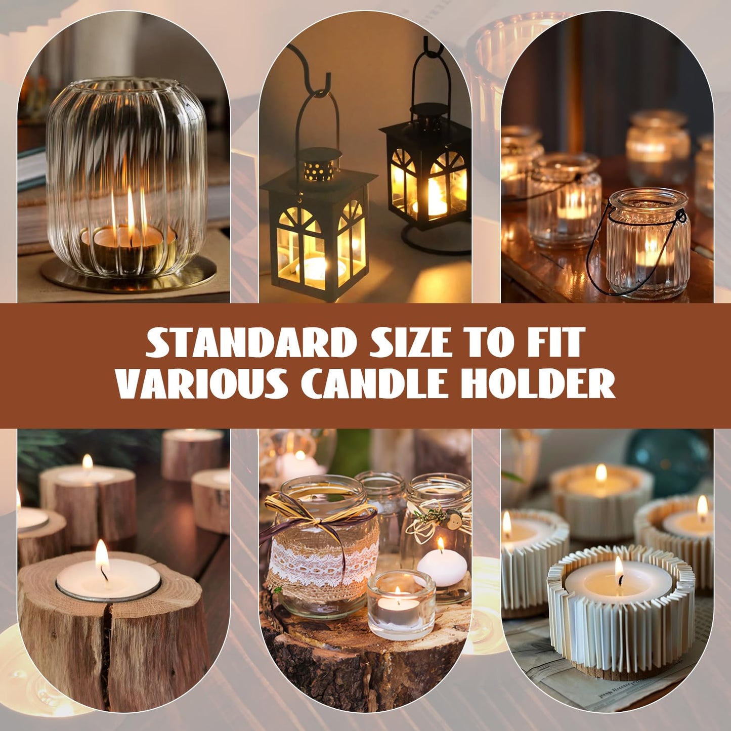 Soy Tea Lights Candles 100 Pack,4 Hours Long Burning-Natural Soy Wax Tealights Candles,Paraffin-Free,Unscented,Clean Burn Tea Lights Votive Candle Bulk for Weddings,Dinner