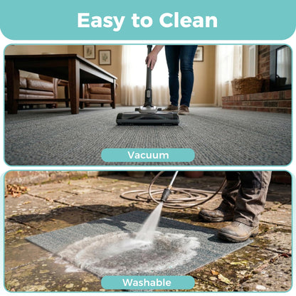 jxgzyy Commercial Carpet Tiles 20x20in, 0.31" Thickened Carpet Squares with Silicone Backing, Heavy Duty Carpet Floor Tiles with Padding Attached for Home Office Garage Hotel, 16 Pcs/43.2 Sqft