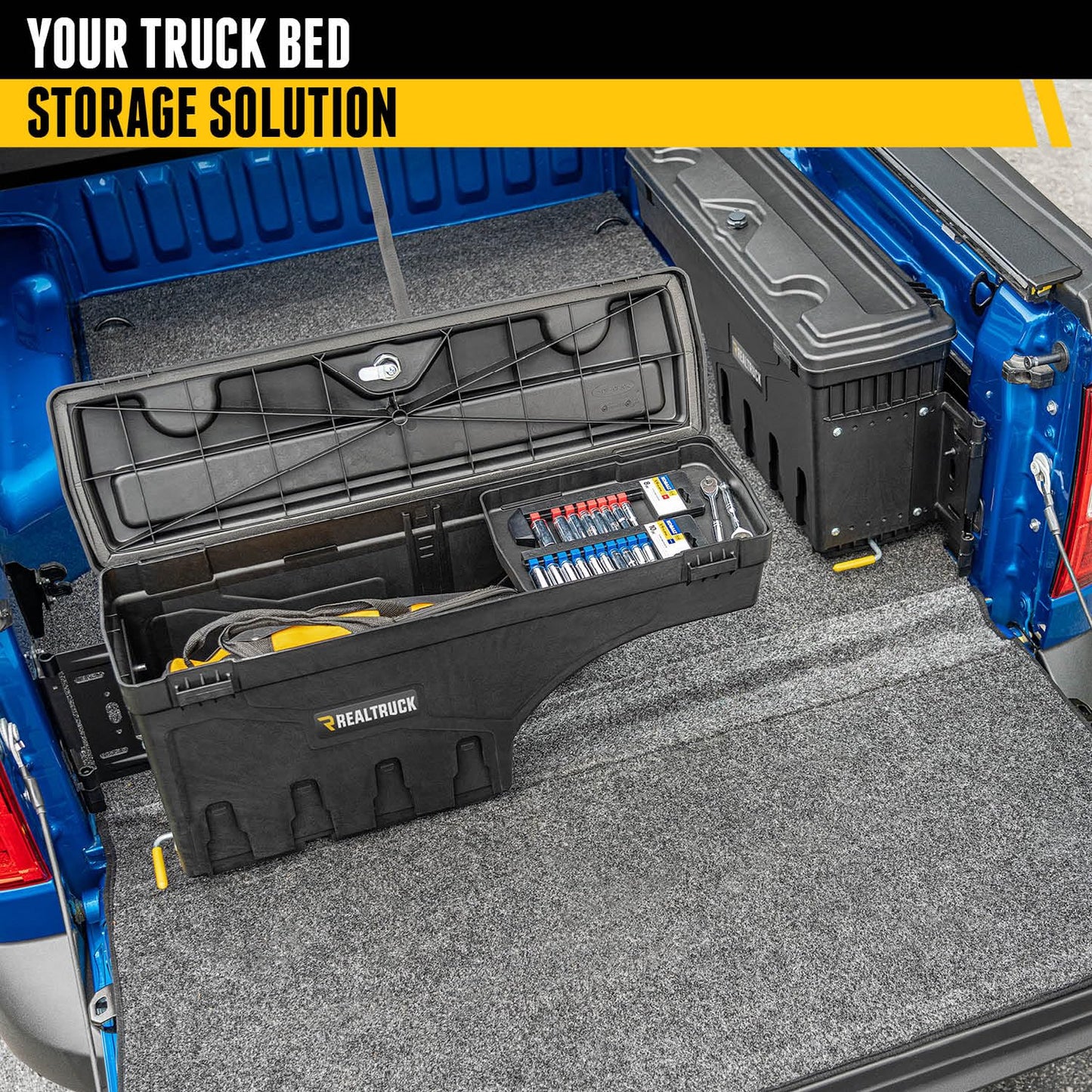 RealTruck Undercover SwingCase Truck Bed Storage Box | SC207D | Fits 2023-2025 Ford Maverick Drivers Side