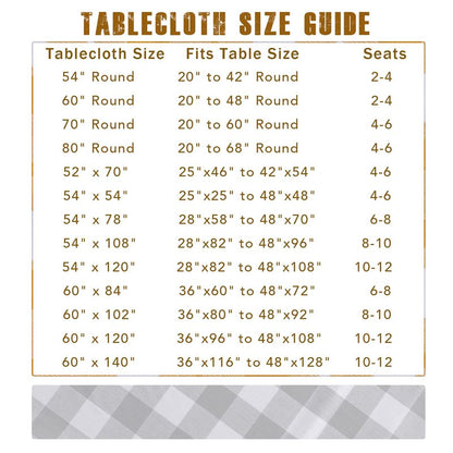 sancua Checkered Vinyl Rectangle Tablecloth - 54 x 78 Inch - 100% Waterproof Oil Proof Spill Proof PVC Table Cloth, Wipe Clean Table Cover for Dining Tables, Buffet Parties, White Checkered