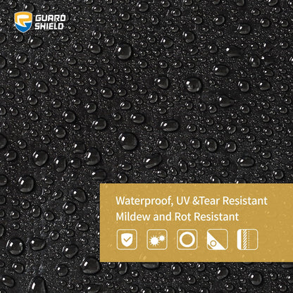 GUARD SHIELD Super Heavy Duty Black/Silver Ploy Tarp Cover 20x30 Feet Waterproof Tarps 16mil Thick UV and Tear Resistant Tarpualin