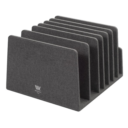 MobileVision Bamboo Device Organizer for Smartphones, Tablets and Laptops, 10 Slots