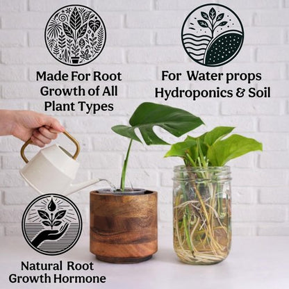 Ecklonia Maxima Organic Liquid Kelp & Seaweed Extract - Root Growth Hormone & Plant Food | 8oz for Hydroponics & Soil