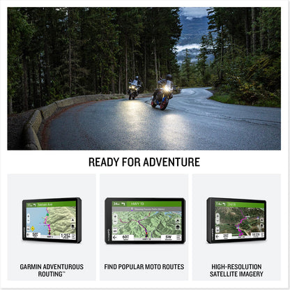 Garmin zūmo® XT3, 6” Rugged Motorcycle GPS, Lean Angles, Custom Route Planning, Adventurous Navigation, Group Rides, Garmin Performance Package Plan Option for Drag Racing Timer and Lap time Review