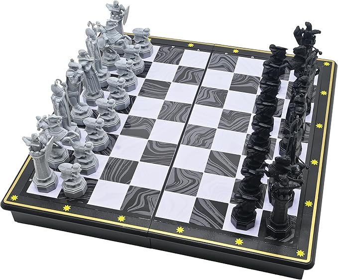 Lexibook - Harry Potter Chess Games Magnetic and Foldable Chess Board 32 Pieces Family Game CGM300HP