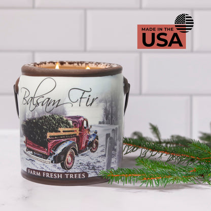 A CHEERFUL GIVER 95hr 20oz Scented Candle - Balsam Fir - Multi-Wick Glass Candle - Gifts For Men and Women