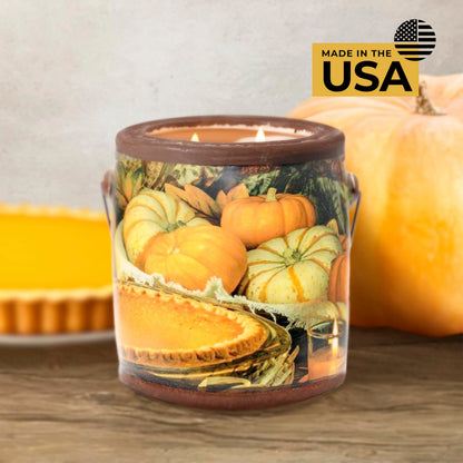 A CHEERFUL GIVER 95hr 20oz Scented Candle - Papa's Pumpkin Pie - Multi-Wick Glass Candle - Gifts for Men and Women