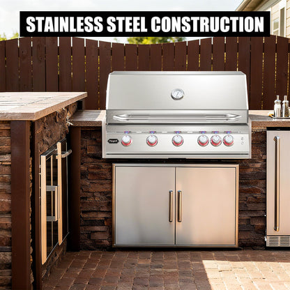 Stanbroil Hygrill Stainless Steel Grills Insulated Jacket for 40-Inch 5-Burner Gas Grills