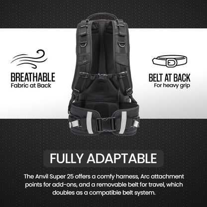 Tamrac Anvil Super 25 Camera Backpack for Photographers DSLR Camera Bag, Professional Photography Backpack, Camera Bag with Tripod Holder, Travel Camera Carrying Case, Black