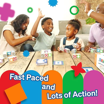 FoxMind Match Madness Board Game Visual Recognition Matching Board Game Family Puzzle Game to Develop Kids Problem Solving Skills