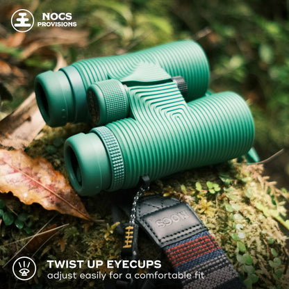 Nocs Provisions Field Issue Compact 10x42 Waterproof Binoculars, Shockproof, Fogproof,10X Magnification, Bak4 Prism, Multi-Coated Lens, Adults & Kids, Hunting, Bird Watching, Hiking & Wildlife Viewing