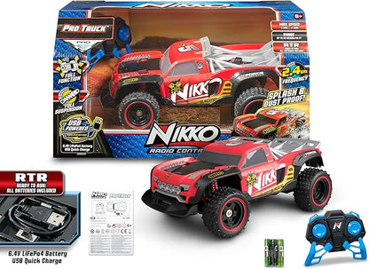 Pro Trucks Nikko Racing #5 - RC Truck Remote Controlled Truck Splash Dust Proof Suspension Off-Road Mud Sand Dirt Snow