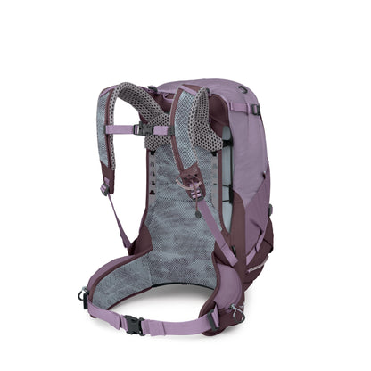 Osprey Sirrus 34L Women's Hiking Backpack - Camping Bag with Waterproof Raincover, Bottle Pockets, & Gear Straps, Purple Dusk