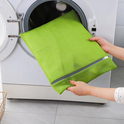 GUOZCARAY 4 pack Mesh Laundry Bags,Mesh Wash Bags,Lingerie Bags for Washing Delicates,12 x 16 Inches lingerie bags for Laundry, Travel Storage Organize Bag for Cotton Clothes,Sheet, Shoes(GREEN)