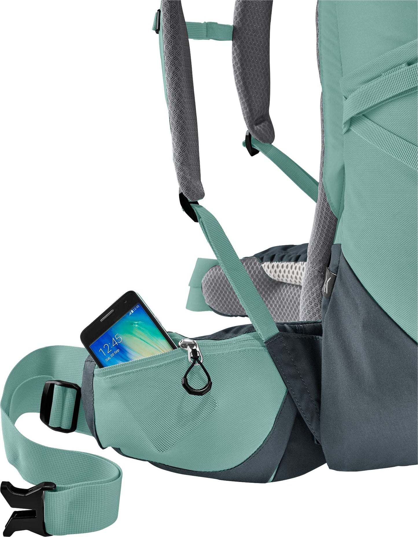 Deuter Women's Aircontact Core 45+10L SL Hiking Backpack - Jade-Graphite
