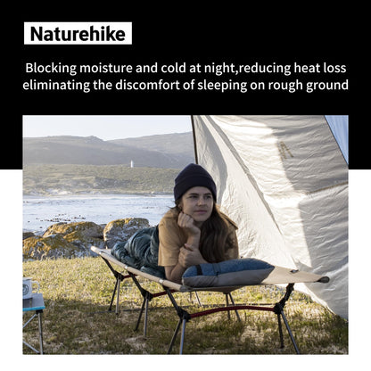 Naturehike ArmyWild Folding Camping Cot, Height Adjustable Ultralight Backpacking Cot, Portable Camping Bed for Camping Hiking Travel Home