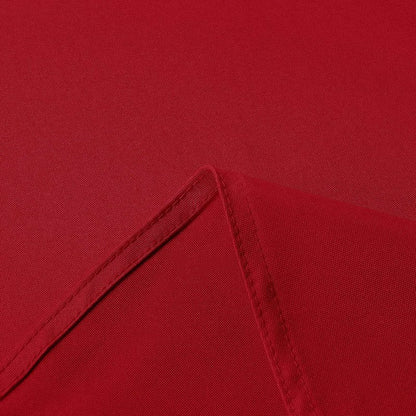 sancua Rectangle Tablecloth - 54 x 78 Inch - Stain and Wrinkle Resistant Washable Polyester Table Cloth, Decorative Fabric Table Cover for Dining Tables, Buffet Parties, Christmas Red