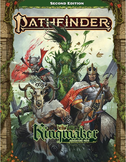 Pathfinder Kingmaker Adventure Path Hardcover - Complete Campaign Levels 1-20 for Second Edition Tabletop RPG