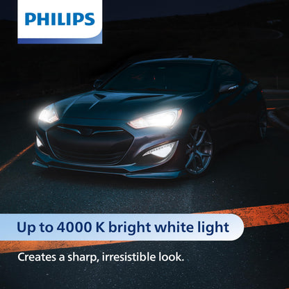 Philips Automotive Lighting H7 CrystalVision Platinum Headlight Bulb, H7CVPS2, White, 2 Count