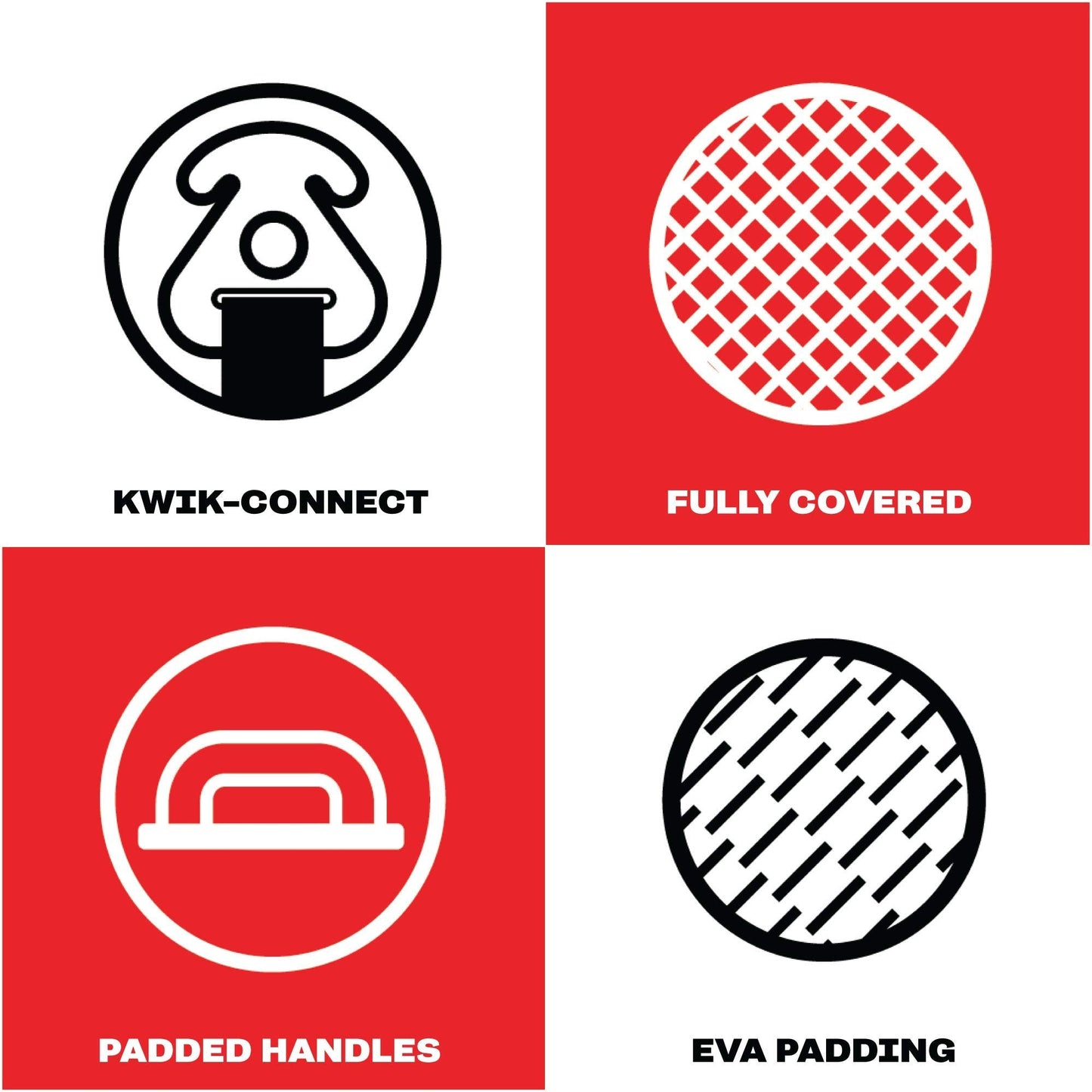 SportsStuff Bandwagon 2+2 Towable 1-4 Rider Tube for Boating and Water Sports, Kwik-Connect Tow, Heavy-Duty Full Nylon Cover and EVA Padding