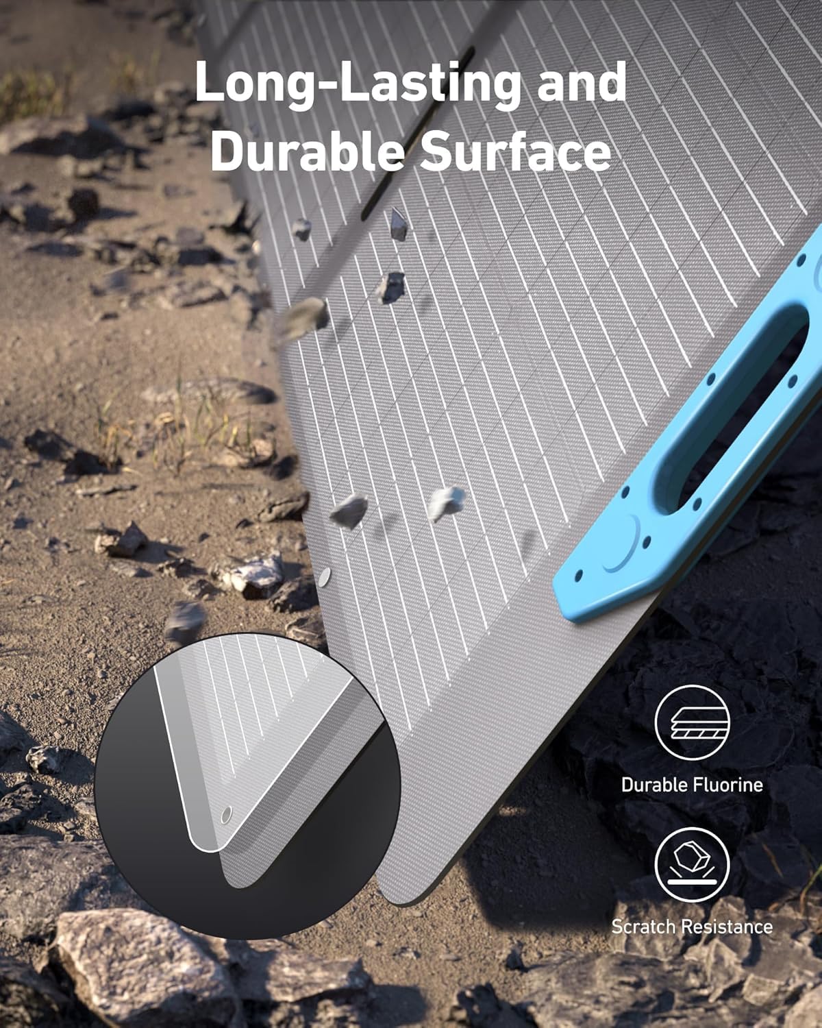 Anker SOLIX PS200 Solar Panel with Adjustable Kickstand, 200W Foldable Portable Solar Charger, IP67 Waterproof, 23% Higher Energy Conversion Efficiency, for Camping, RVs, and Blackouts（Renewed）