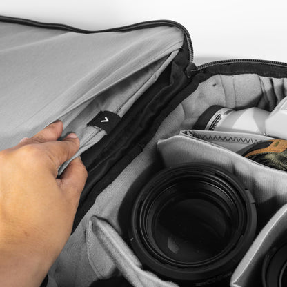 Peak Design Camera Cube V2, Large, Custom Organization and Protection, Weatherproof Shell with Interior Padding, FlexFold Dividers Included, Camera Bag Insert Compatible Travel Bags