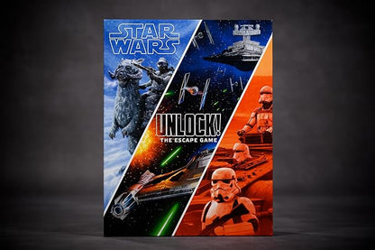 Asmodee Star Wars UNLOCK! The Escape Game - Embark on Epic Escape Room Adventures in a Galaxy Far Far Away Cooperative Game for Kids &amp Adults Ages 10+ 1-6 Players 1 Hour Playtime